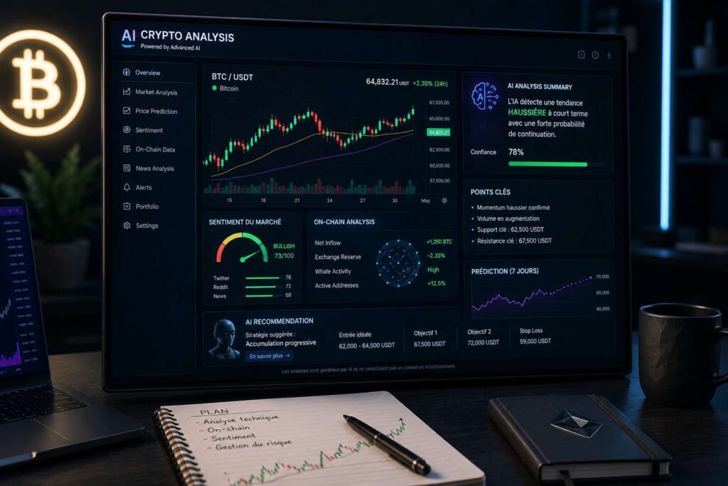 Analyse crypto par IA